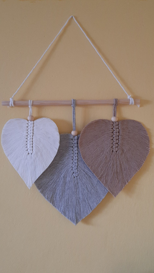 Dekorace Macramé listy 3 — foto 2