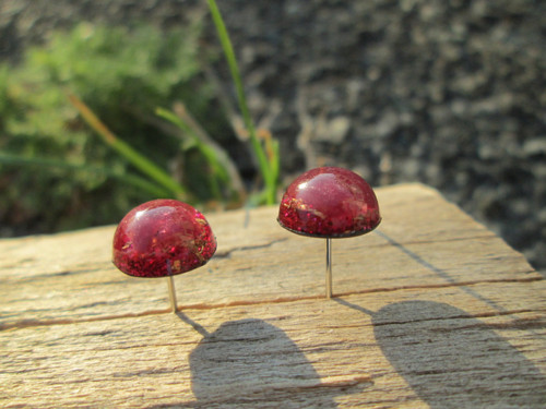 Org. náušnice ,, Rubínovky " — foto 2