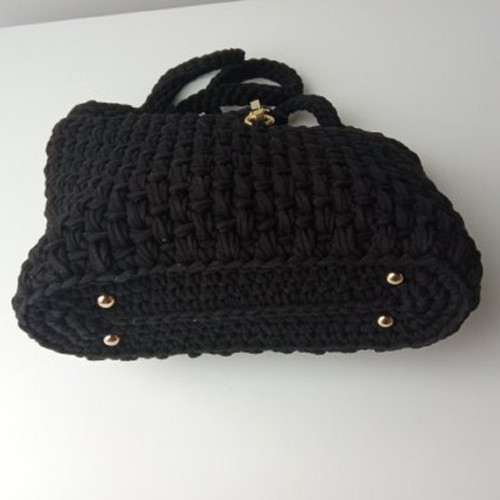 Háčkovaná kabelka Black Star - Handmade — foto 4