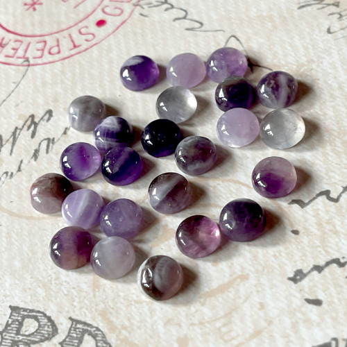 Ametyst kabošon kruh 8mm — foto 4