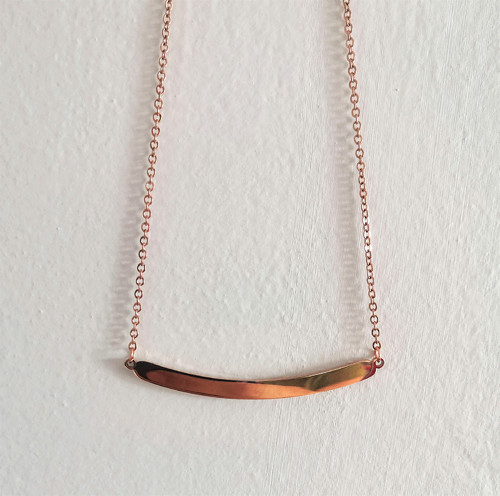 Ocelový náhrdelník*elegantní*rosegold — foto 4