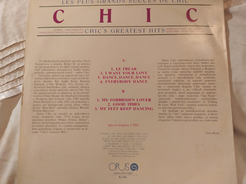 Vinyl- CHIC's greatest hits/1981 — foto 2