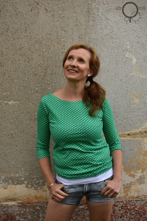Zelené s puntíky, vel. XL — foto 2