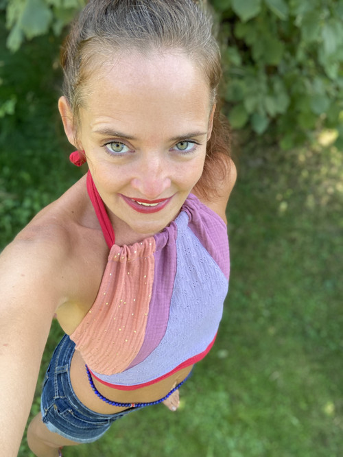 Mušelínový TopTopík Lila — foto 4