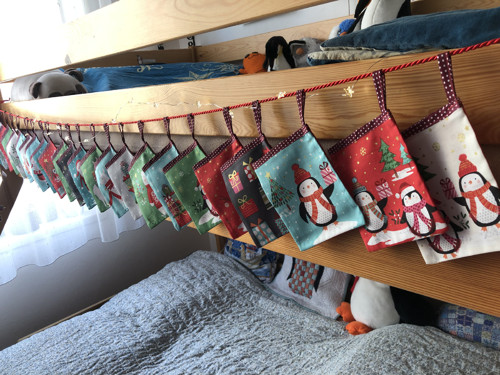 Adventní kalendář - vánočky pytlíčky dětské — foto 3