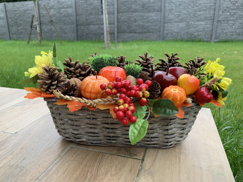 Podzimní košík 40cm — foto 3