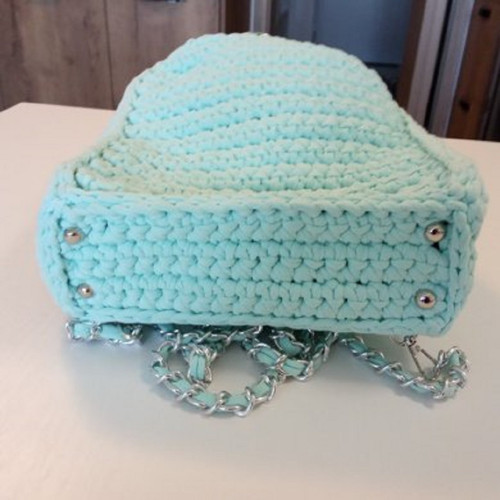 Háčkovaná kabelka TYRKYS Backpack -Handmade — foto 3