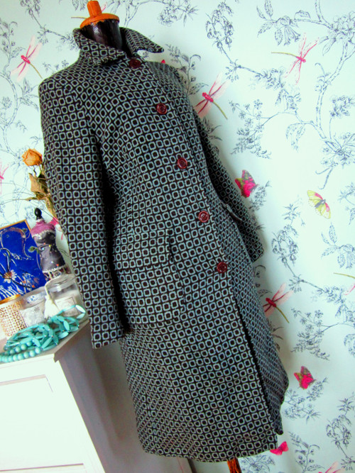 Retro kabát Jackie Kennedy — foto 3