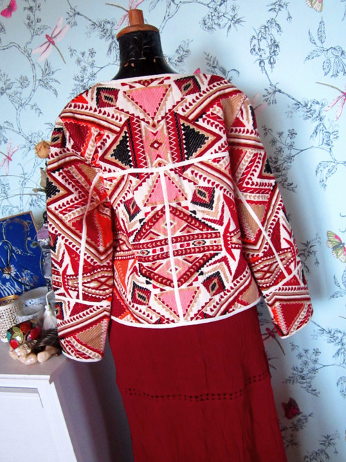 Kabátek etno boho vzory nomádské — foto 5