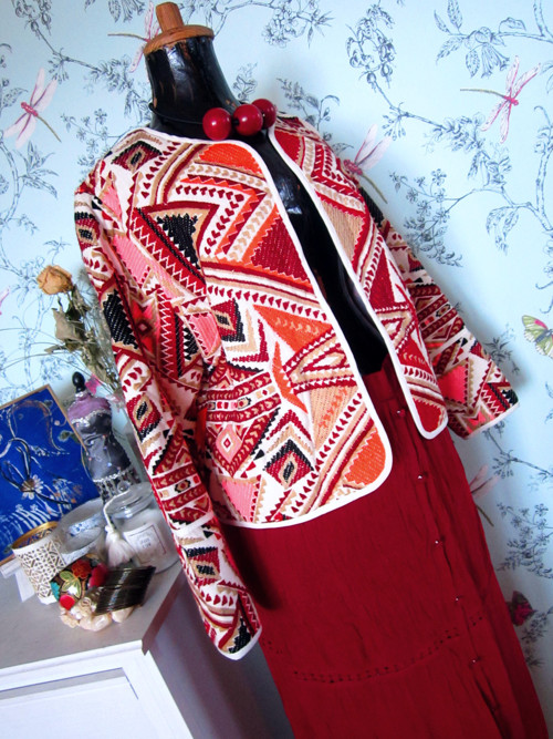 Kabátek etno boho vzory nomádské — foto 3
