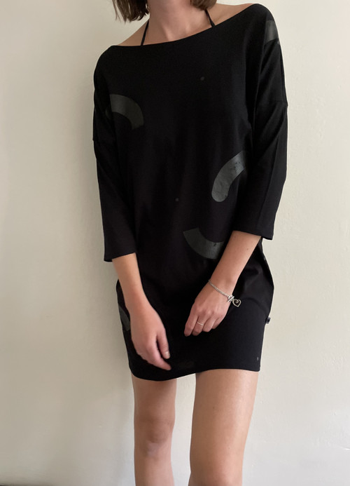 Triko šaty/ black — foto 2