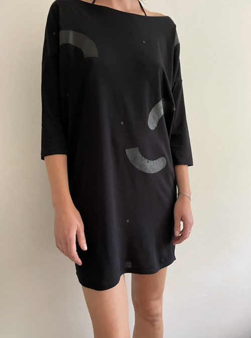 Triko šaty/ black — foto 4
