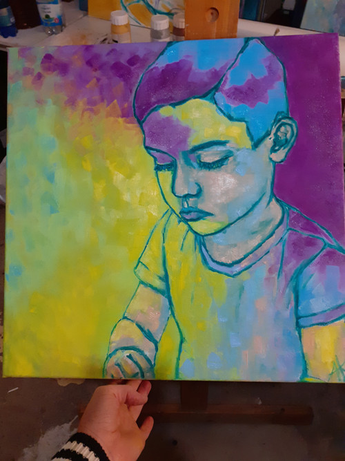 Melancholy (50x50cm) — foto 3