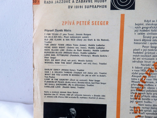 Gramofonová deska Peter Seeger — foto 4