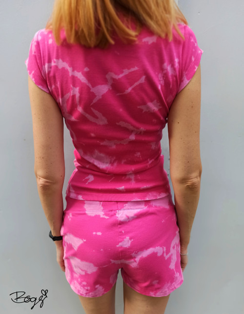 Batikované kraťasy pink — foto 5