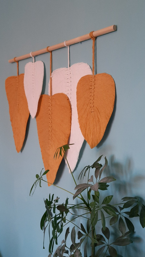 Dekorace macramé listy 5 — foto 2