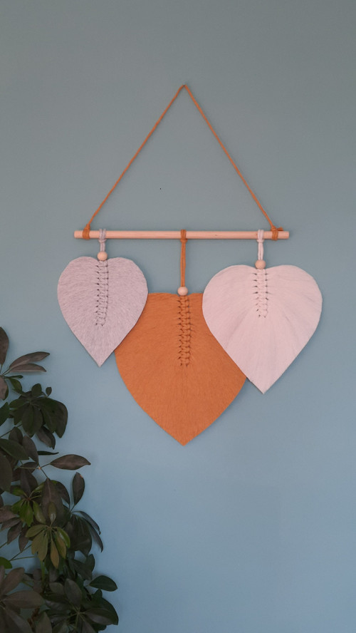 Dekorace Macramé listy 3 — foto 4