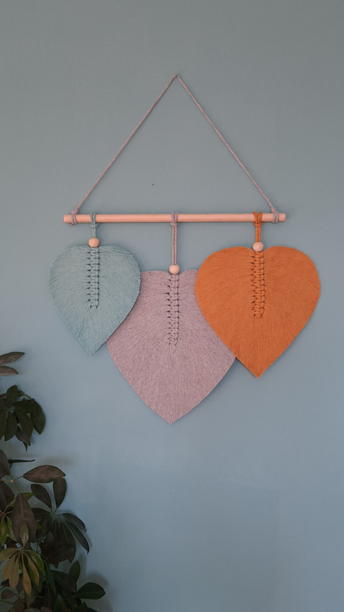 Dekorace Macramé listy 3 — foto 3