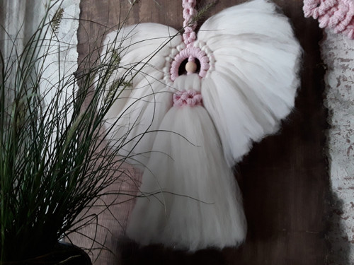 Panenka andělská "Merino+macramé" — foto 4