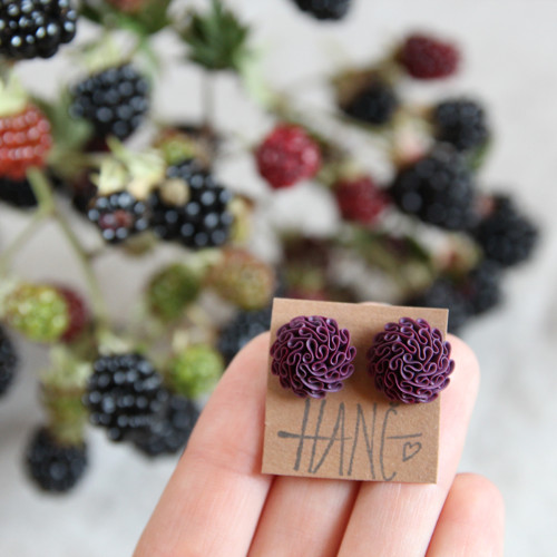 Purpurové náušnice — foto 2