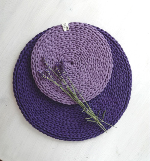 Háčkované prostírání set — foto 3
