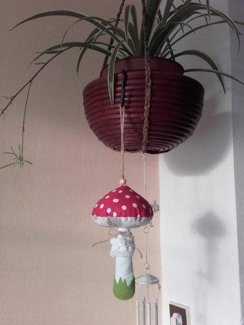 Houbička - závěsná dekorace — foto 6