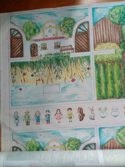 Látkový panel - Prázdniny na statku — foto 2