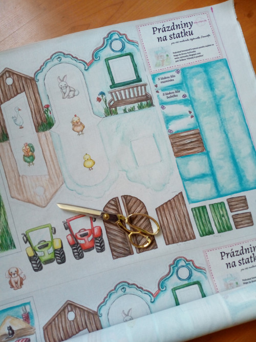 Látkový panel - Prázdniny na statku — foto 4