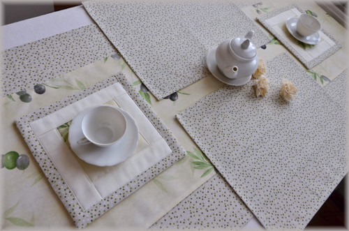 Prostírání - Zelené puntíky — foto 3