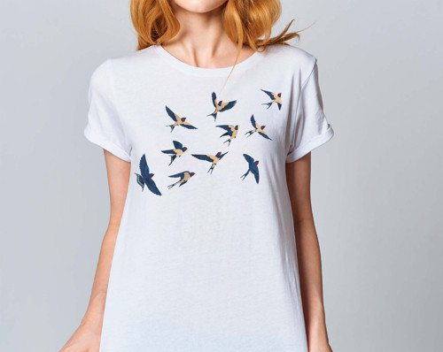 Tričko Flying Swallows — foto 4