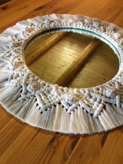 Zrcadlo macramé — foto 3