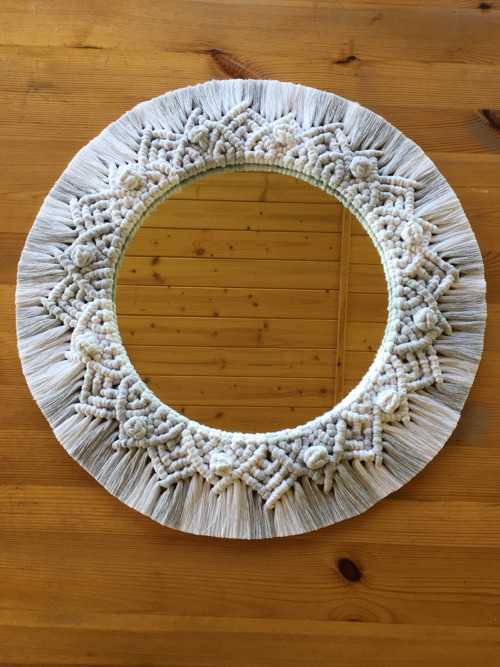 Zrcadlo macramé — foto 2