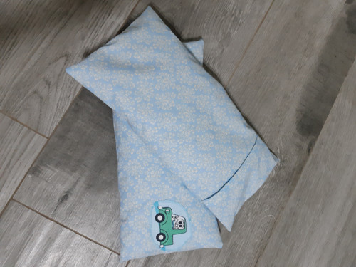 Pohankový polštář jemně modrý — foto 2