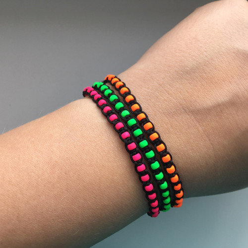 Náramek Neon City Black-Pink — foto 4