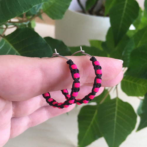Náramek Neon City Black-Pink — foto 5