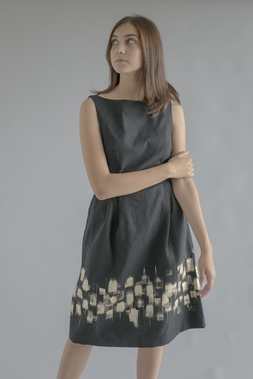 Robe Peinte en Or — foto 3