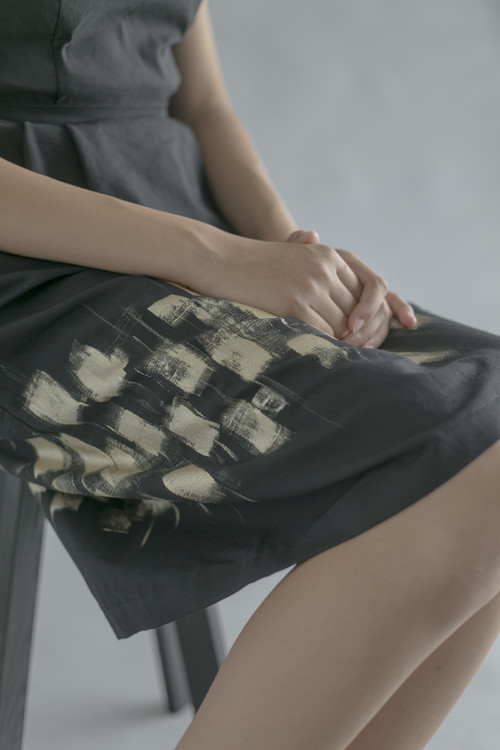 Robe Peinte en Or — foto 4