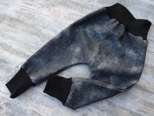BAGGY SOFTSHELL ... black denim — foto 2