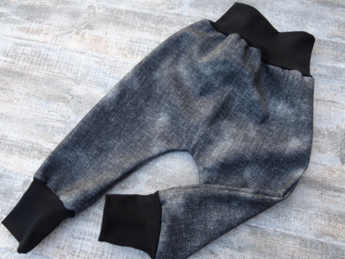 BAGGY SOFTSHELL ... black denim — foto 3