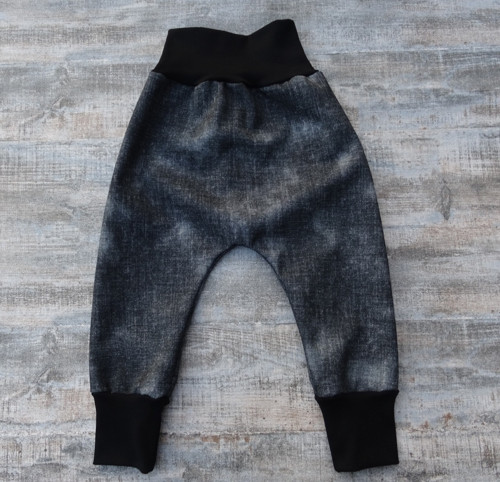 BAGGY SOFTSHELL ... black denim — foto 5