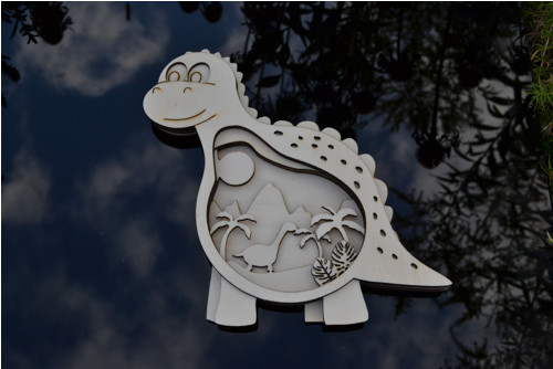 3D obraz - stavebnice k dotvoření Dino — foto 2
