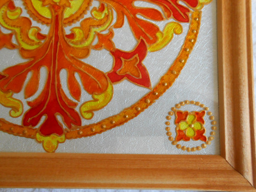 Mandala v oranžovém — foto 3
