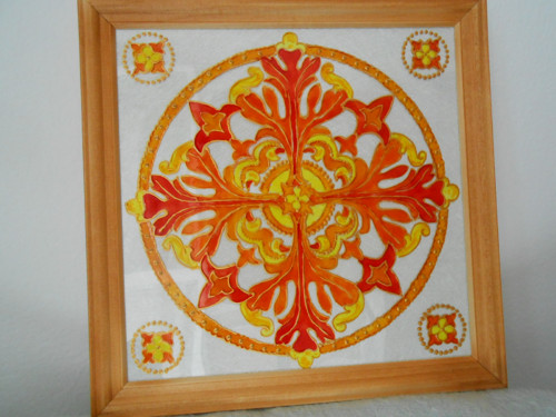 Mandala v oranžovém — foto 5