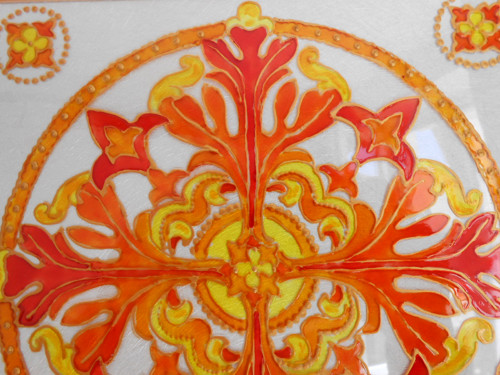 Mandala v oranžovém — foto 2