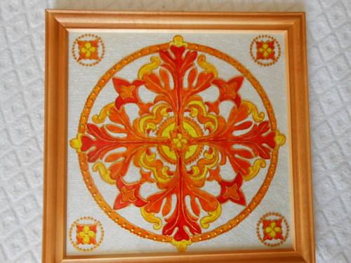 Mandala v oranžovém — foto 6