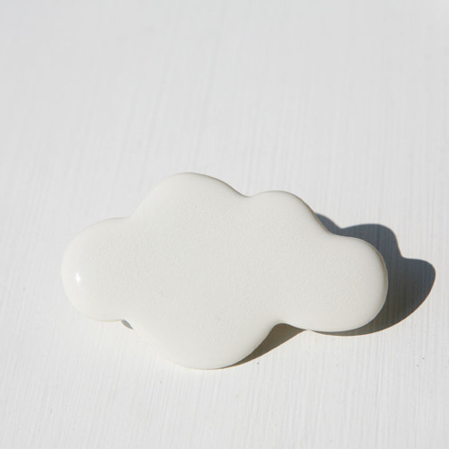 Oblak - porcelánová brož — foto 2