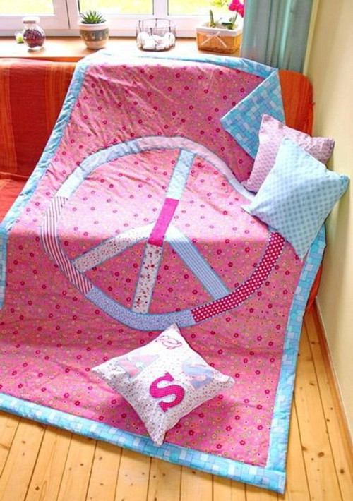 Přikrývka Peace do růžova — foto 2
