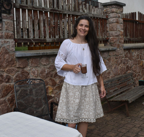 Sukně "Snídám bílou kávu" — foto 3