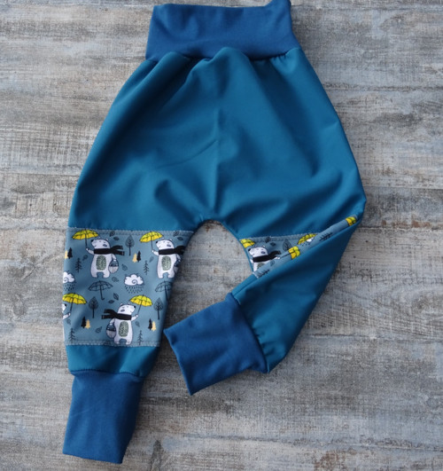 BAGGY SOFTSHELL ... petrol bear — foto 5