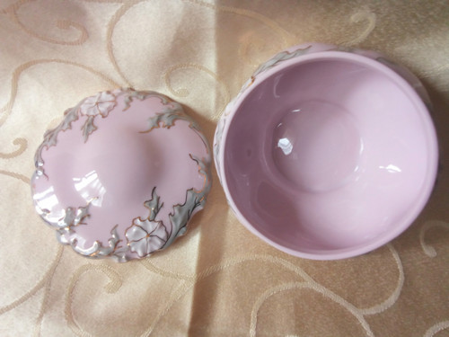 Růžový porcelán - cukřenka — foto 2